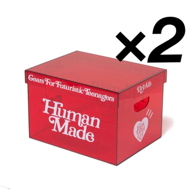 HUMAN MADE(ヒューマンメイド)のHUMAN MADE GDC ACRYLIC FILE BOX 2個セット メンズのファッション小物(その他)の商品写真