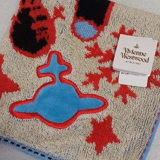 ヴィヴィアンウエストウッド(Vivienne Westwood)の値下げ📌vivenne Westwood☆大判タオルハンカチ❄️🎄(ハンカチ)