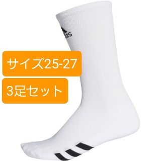 アディダス(adidas)の新品　未使用　アディダス　クルーソックス 　３足組(ソックス)