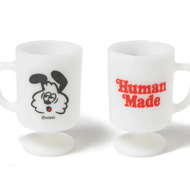 HUMAN MADE(ヒューマンメイド)のhuman made VICK MILK GLASS PEDESTAL MUG インテリア/住まい/日用品のキッチン/食器(グラス/カップ)の商品写真