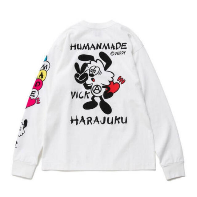 HUMAN MADE(ヒューマンメイド)のHUMAN MADE×VERDY LONG SLEEVE T-SHIRT メンズのトップス(Tシャツ/カットソー(七分/長袖))の商品写真