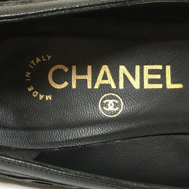 CHANEL(シャネル)のシャネル パンプス 37C レディース - 黒 レディースの靴/シューズ(ハイヒール/パンプス)の商品写真