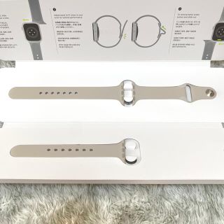 アップルウォッチ(Apple Watch)のApple Watch 41mmスターライト スポーツバンド (PC周辺機器)