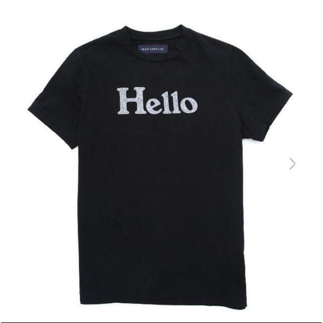 MADISONBLUE   HELLO ハロー　Tシャツ 黒　ブラック　00