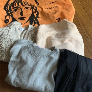 スコットクラブ(SCOT CLUB)の専用　ベージュニット、グレーワンピ(その他)