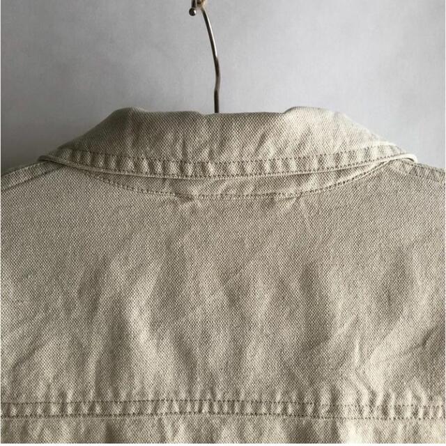 Shinzone(シンゾーン)のeuro vintage cotton linen jacket アイボリー レディースのジャケット/アウター(ミリタリージャケット)の商品写真