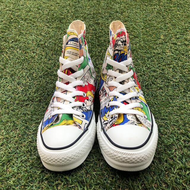 美品24.5 converseコンバース オールスター インヒールHI H596