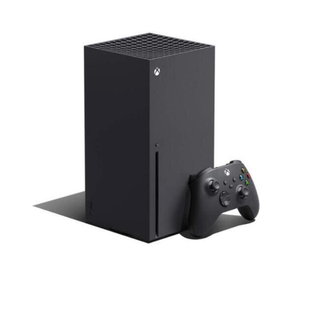 Microsoft(マイクロソフト)のMicrosoft Xbox Series X RRT-00015 エンタメ/ホビーのゲームソフト/ゲーム機本体(家庭用ゲーム機本体)の商品写真