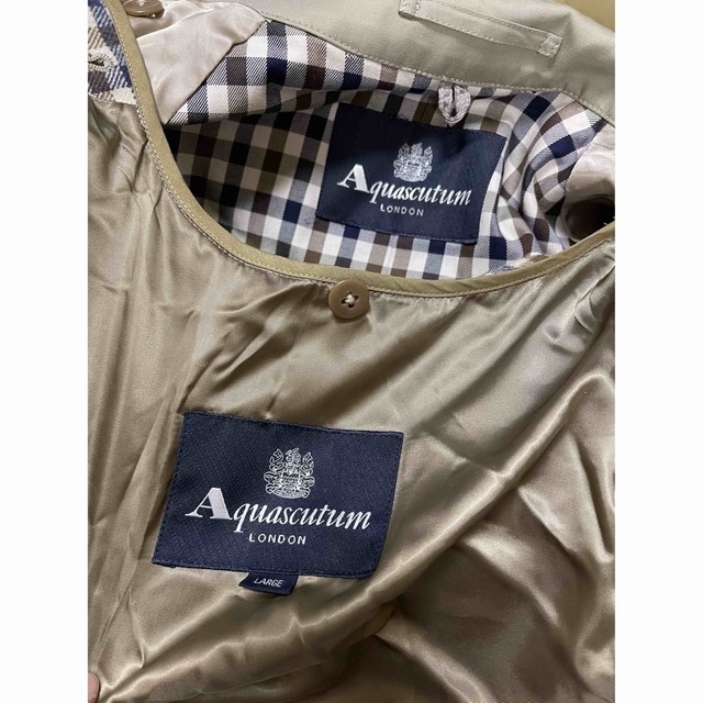 AQUA SCUTUM(アクアスキュータム)のAquascutum アクアスキュータム　メンズトレンチ メンズのジャケット/アウター(トレンチコート)の商品写真