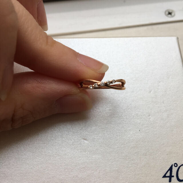 4℃(ヨンドシー)の4°C ピンキーリング レディースのアクセサリー(リング(指輪))の商品写真