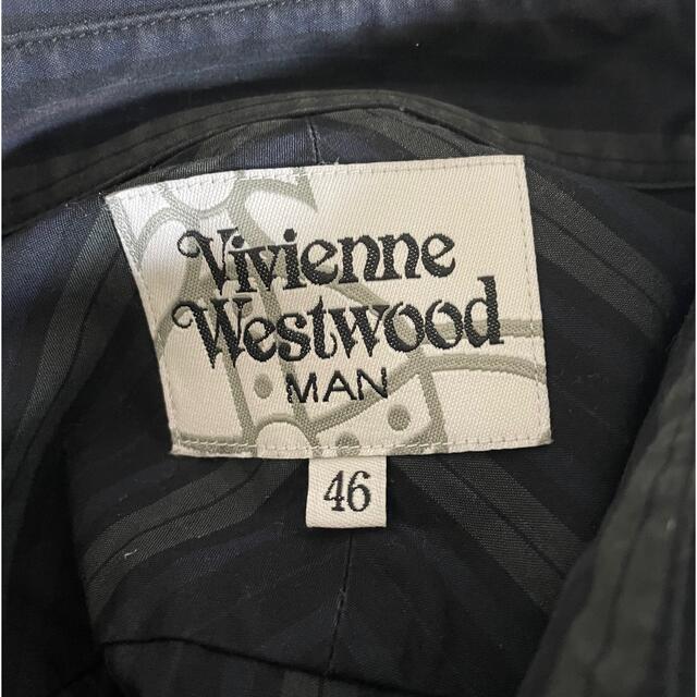Vivienne Westwood(ヴィヴィアンウエストウッド)のViviene Westwood 長袖　チェックシャツ　オーブ刺繍　メンズ メンズのトップス(シャツ)の商品写真