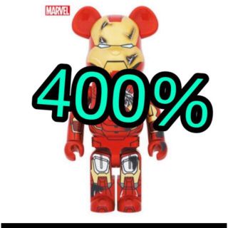 メディコムトイ(MEDICOM TOY)のBE@RBRICK IRON MAN MARK VII DAMAGE 400％(キャラクターグッズ)