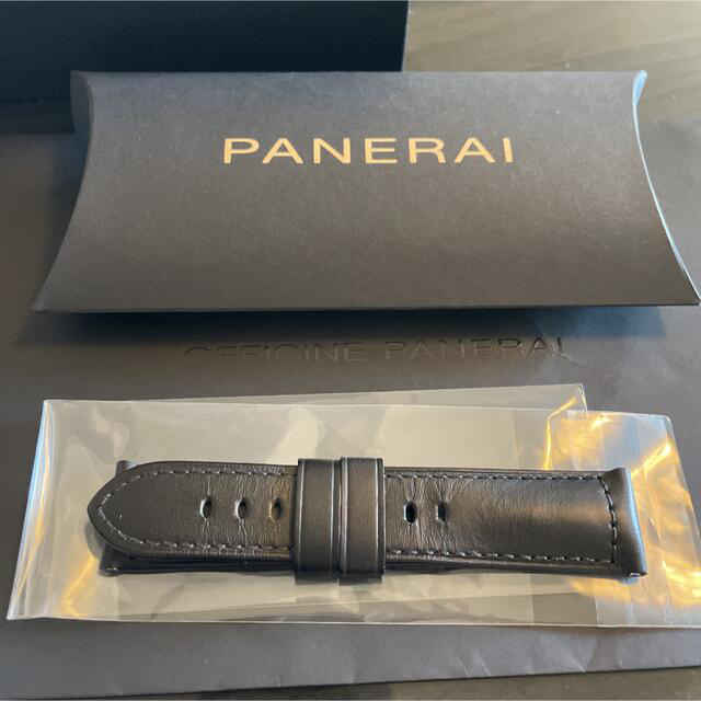 OFFICINE PANERAI - パネライ 純正 ベルト カーフブラックストラップ ...