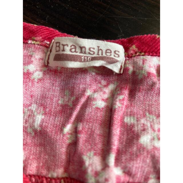 Branshes(ブランシェス)のBranshes 女の子　チュニック　110cm キッズ/ベビー/マタニティのキッズ服女の子用(90cm~)(Tシャツ/カットソー)の商品写真