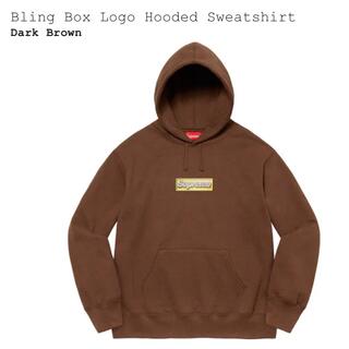 シュプリーム(Supreme)のBling Box Logo Hooded Sweatshirt L(パーカー)