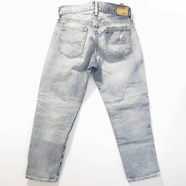 ポロ ラルフローレン リペア加工 パッチワーク デニムパンツ