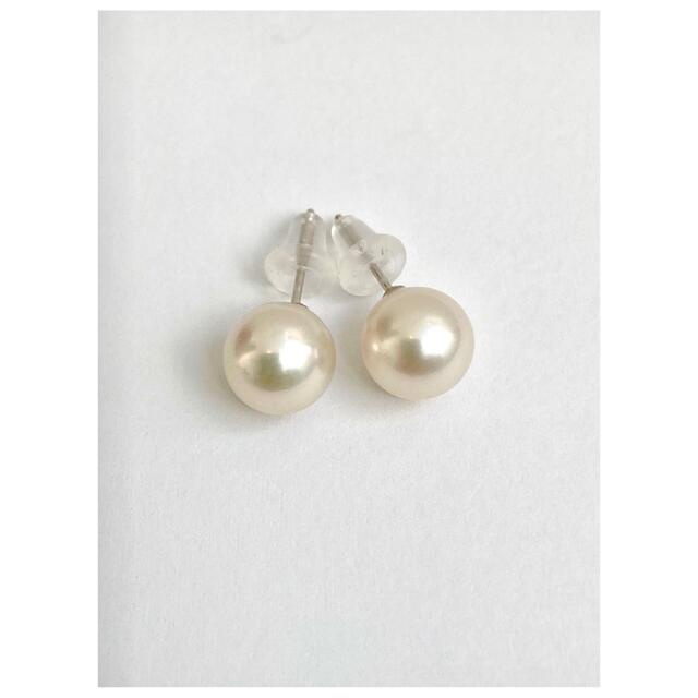 超歓迎定番 MIKIMOTO 新品 K14WG アコヤ真珠 一粒 パールピアス 7.5〜8.0mmの通販 by  みき3人育児中＠返信送れる場合あります｜ミキモトならラクマ