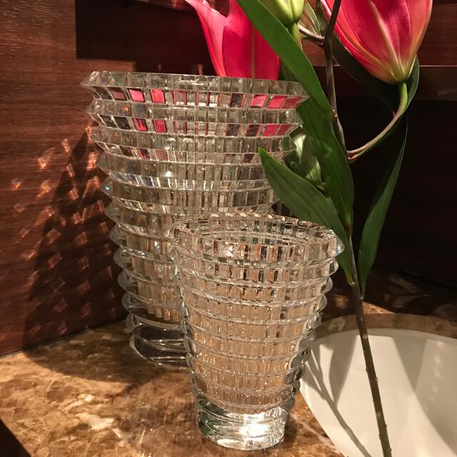 【93%OFF!】 Baccarat バカラベース花瓶アイ Mサイズ