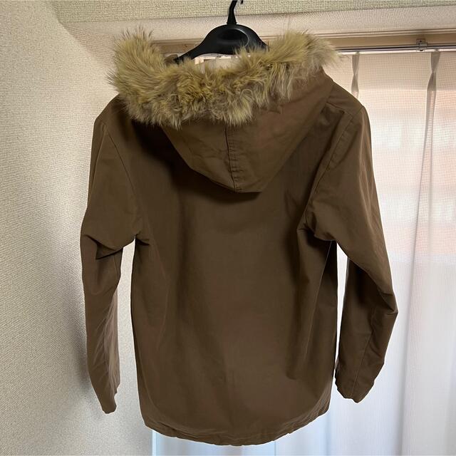 A.P.C(アーペーセー)のアーペーセー APC 天然毛皮 ファー フード付 モッズコート ジャンバー XS レディースのジャケット/アウター(モッズコート)の商品写真