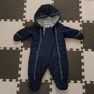 プチバトー(PETIT BATEAU)のPETIT BATEAU　ベビーカバーオール　12M(カバーオール)