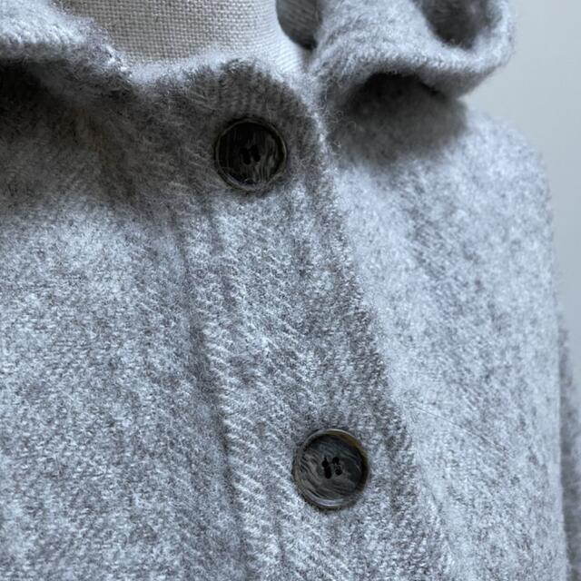 ARGUE(アギュー)のargue SHETLAND WOOL LINEN VINTAGE PONCHO レディースのジャケット/アウター(ポンチョ)の商品写真