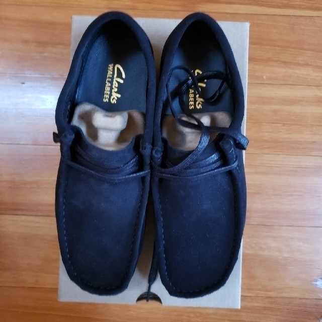 Clarks(クラークス)のclarks wallabee 2 black UK8 メンズの靴/シューズ(ブーツ)の商品写真