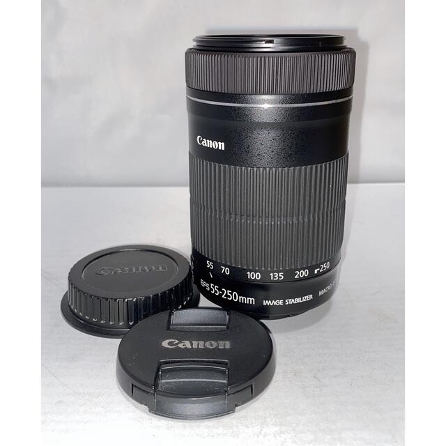 美品】Canon EF-S 55-250mm F4-5.6 IS STM - レンズ(ズーム)