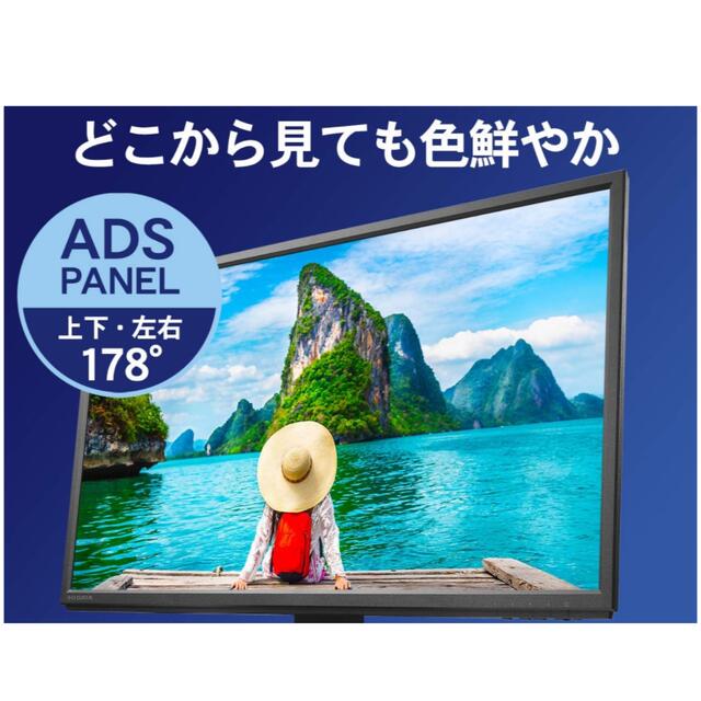 パソコンモニター23.8型 ADS EX-LDH241DBスマホ/家電/カメラ