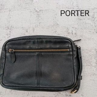 ポーター(PORTER)のPORTER ポーター クラッチバッグ ポーチ レザー(その他)