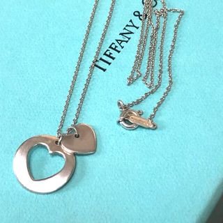 ティファニー(Tiffany & Co.)の希少★ティファニー★ステンシル ハート ヴィンテージ ネックレス(ネックレス)