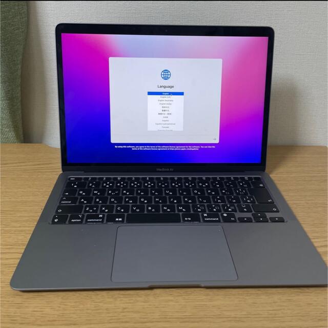 Apple(アップル)のApple MacBook Air M1 2020モデル 16GB 512GB スマホ/家電/カメラのPC/タブレット(ノートPC)の商品写真