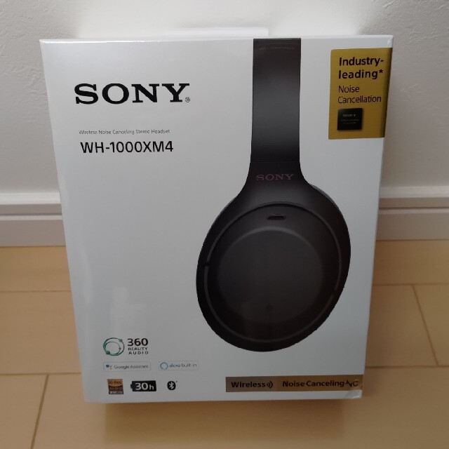 【新品】SONY ソニー Bluetoothヘッドホン 黒 WH-1000XM4