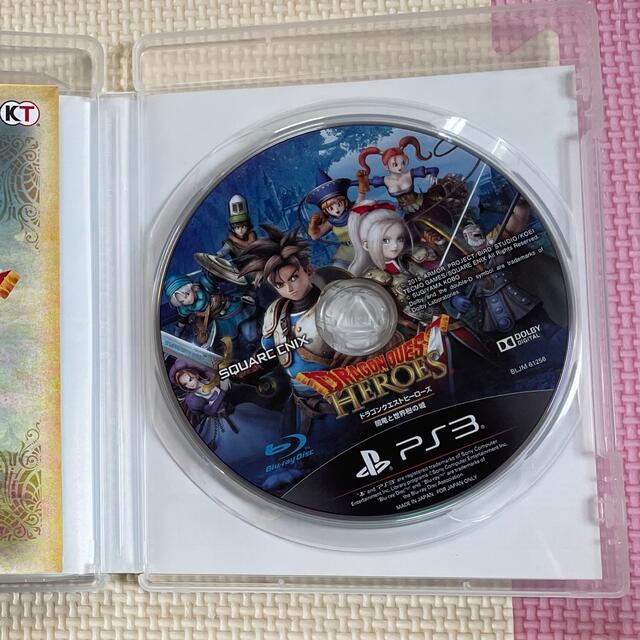 SQUARE ENIX(スクウェアエニックス)のPS3／ドラゴンクエストヒーローズ闇竜と世界樹の城／中古  エンタメ/ホビーのゲームソフト/ゲーム機本体(家庭用ゲームソフト)の商品写真