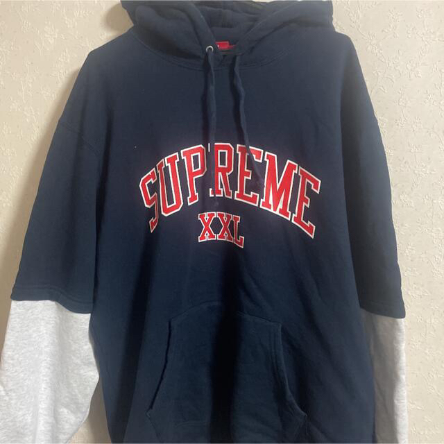 Supreme パーカー 20SS ネイビー XLサイズ