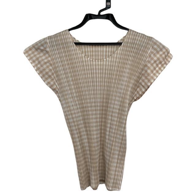 PLEATS PLEASE ISSEY MIYAKE(プリーツプリーズイッセイミヤケ)のプリーツプリーズ 半袖カットソー美品  - レディースのトップス(カットソー(半袖/袖なし))の商品写真