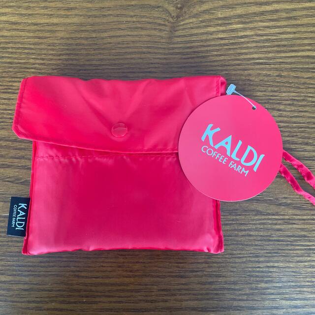 KALDI(カルディ)のKALDI エコバック　ブラック&レッドセット　新品✨ レディースのバッグ(エコバッグ)の商品写真