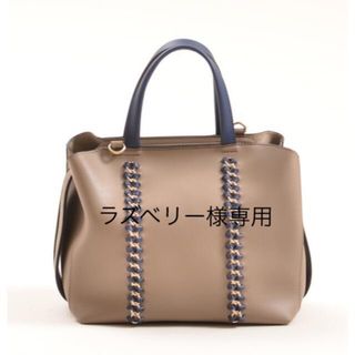 サック(SAC)のラズベリー様専用《お値下げ中》新品　SAC チェーン装飾ハンドバッグ/チェチェ(ハンドバッグ)