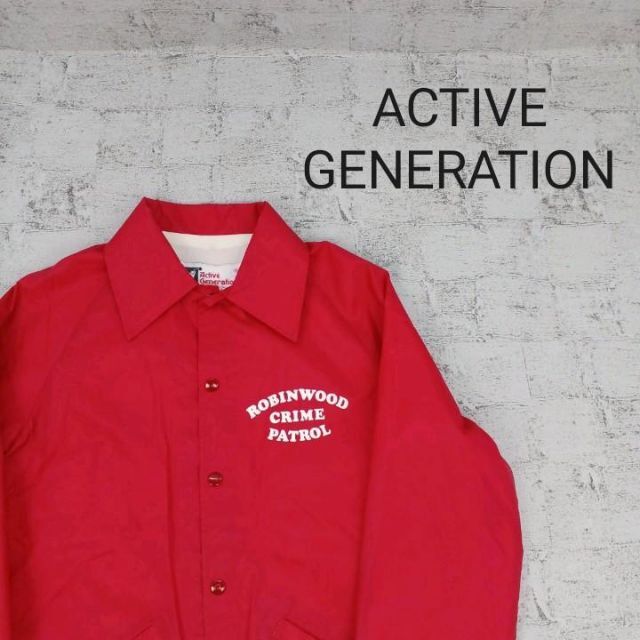 ACTIVE GENERATION 80's コーチジャケット USA製