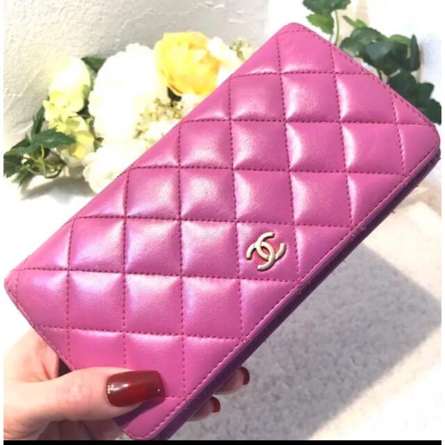 シャネル　CHANEL  マトラッセ  長財布　ココマーク  正規品