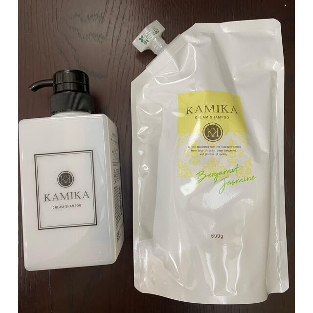 KAMIKA  オールインワンクリームシャンプー　ベルガモットジャスミンの香り コスメ/美容のヘアケア/スタイリング(シャンプー)の商品写真