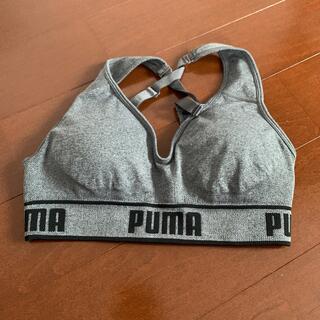 プーマ(PUMA)のPUMA スポーツブラ　グレー(ヨガ)
