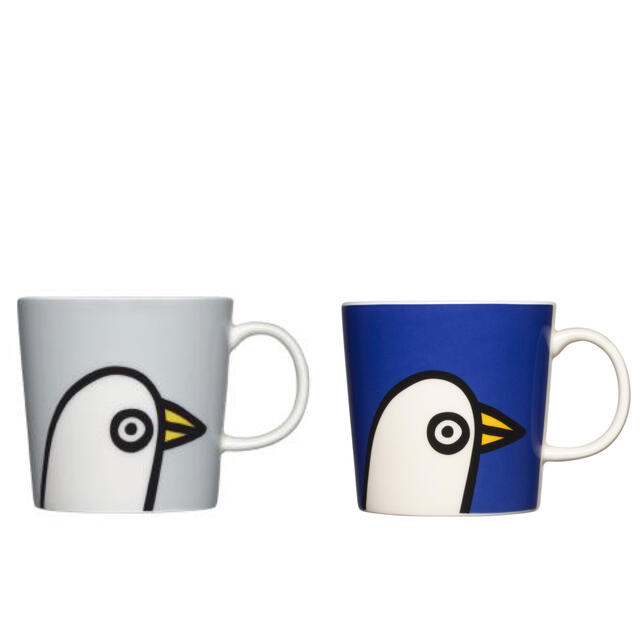 iittala イッタラ バーディ マグカップ 限定グレー+日本未発売ブルー