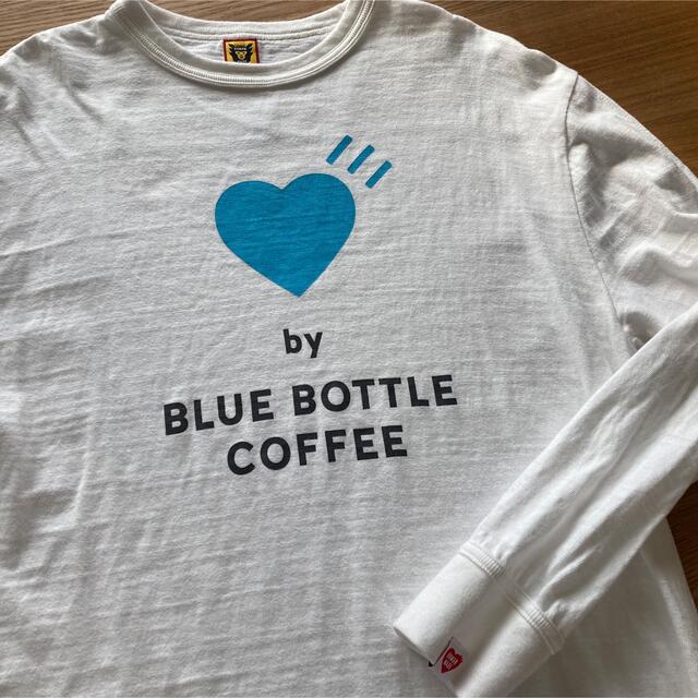 human made HEART L/S T-SHIRT blue 2XL