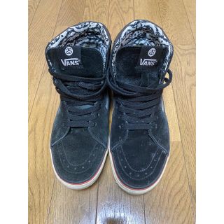 ステューシー(STUSSY)のSTUSSY ｘVANS  バンズ ダブルネーム　SKHi26.5(スニーカー)