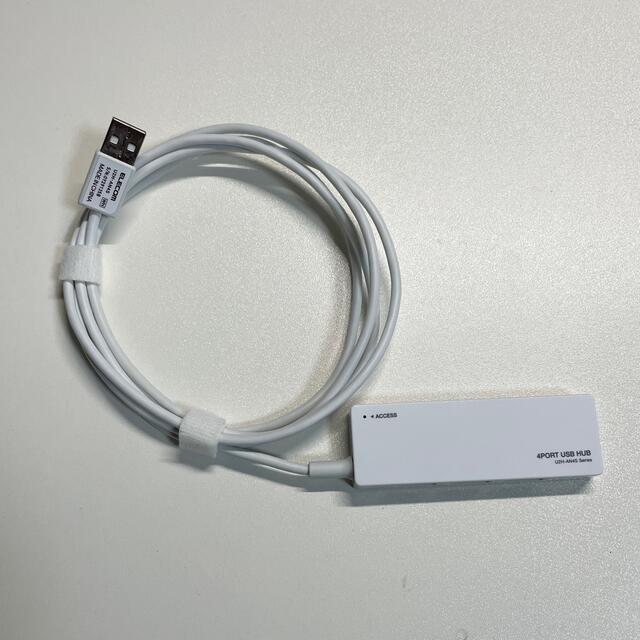 ELECOM(エレコム)のUSB2.0ハブ　4ポート　ELECOM スマホ/家電/カメラのPC/タブレット(PC周辺機器)の商品写真