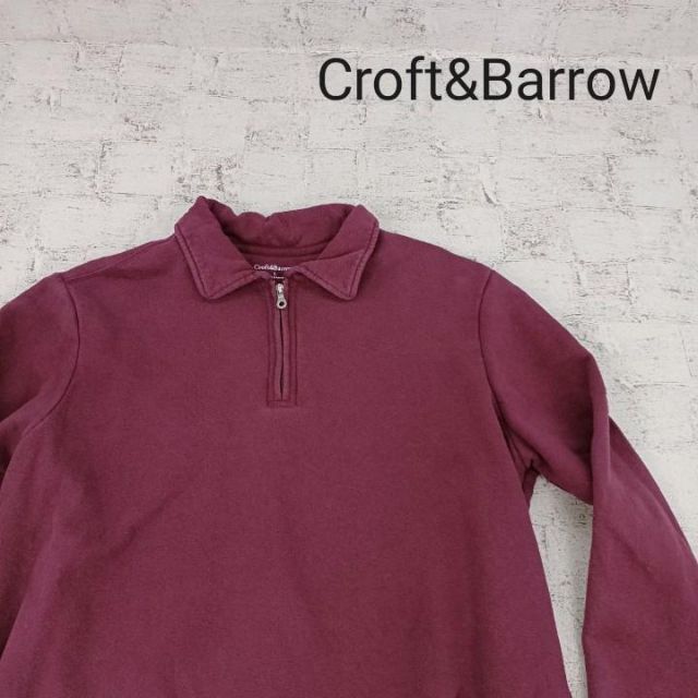 Croft&Barrow クラフトアンドバロー ハーフジップスウェット