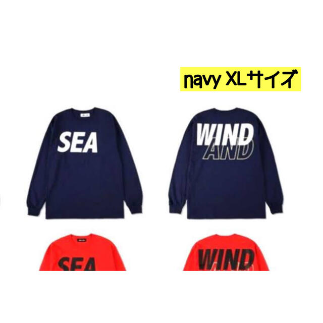 78cm身幅WIND AND SEA SEA L/S T-SHIRT ロンT XLサイズ