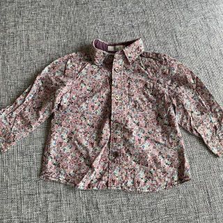 ベベノイユ(BEBE Noeil)のbebe Noeil 長袖花柄シャツ　90㎝(Tシャツ/カットソー)