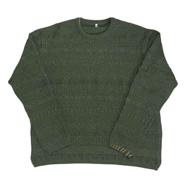 【美品】Khoki 21AW Embroidered links knit