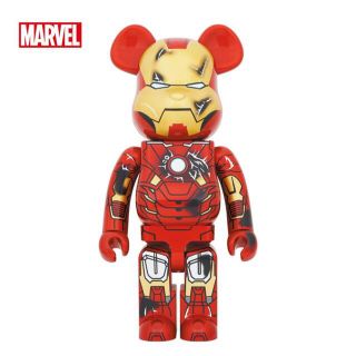 メディコムトイ(MEDICOM TOY)のBE@RBRICK IRON MAN MARK VII DAMAGE 400％(アメコミ)